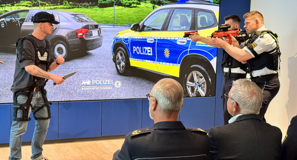 Lasergestützes Schießstrainingssystem für die Polizei Baden-Württemberg