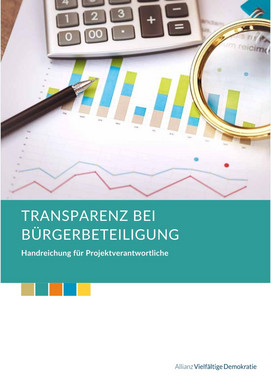 Screenshot der Brosch&uuml;re: Transparenz bei B&uuml;rgerbeteiligung