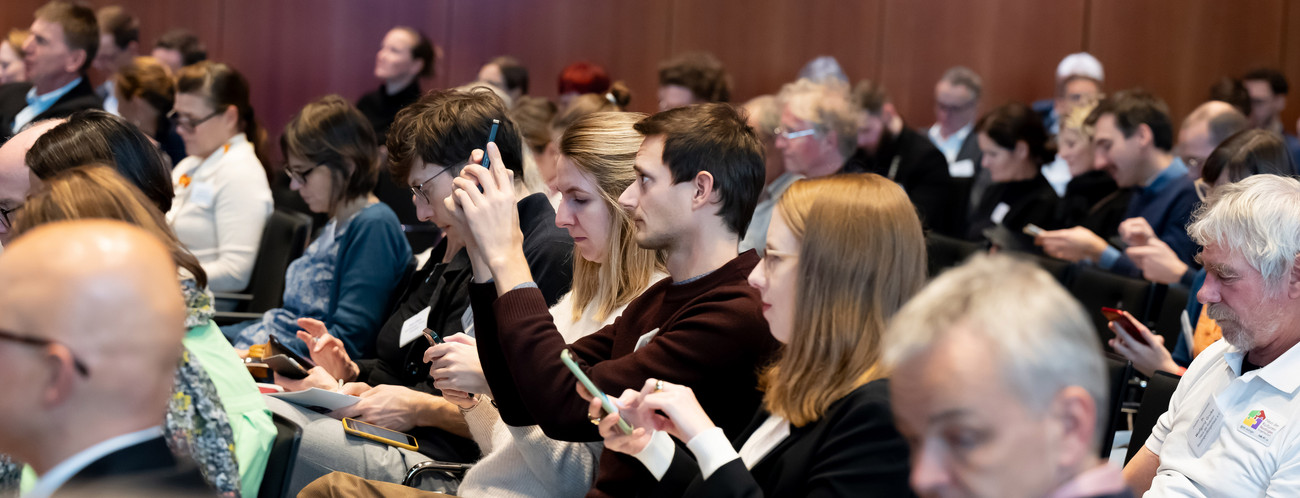 Publikum bei der Demokratiekonferenz