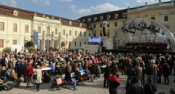 deutsch-französisches Bürgerfest, Festplatz (© Stadt Ludwigsburg)