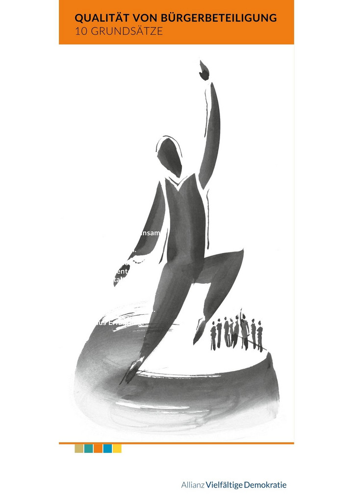 Vorschau des Plakates &bdquo;Qualit&auml;tsgrunds&auml;tze f&uuml;r B&uuml;rgerbeteiligung auf einen Blick&ldquo;