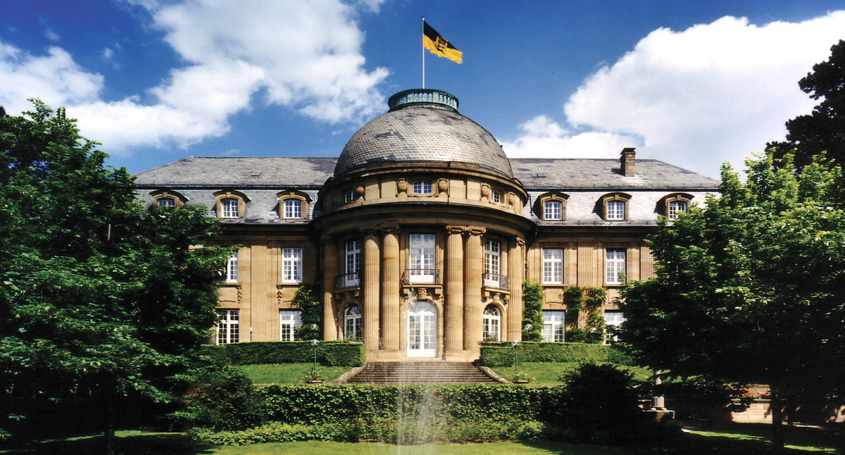 Parkseite der Villa Reitzenstein