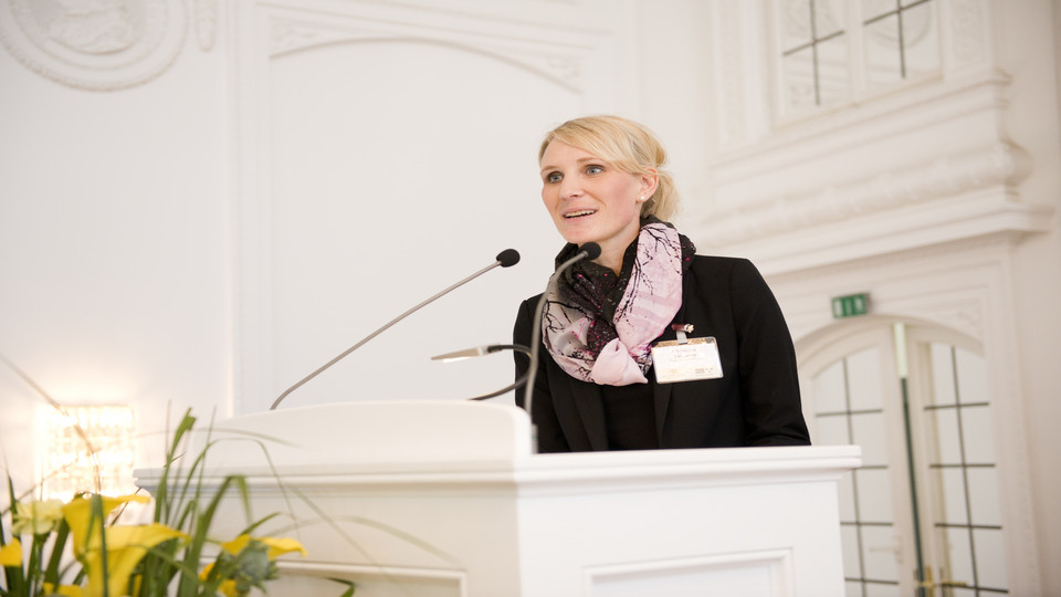 Christina Tillmann auf der Demokratiekonferenz 2015 in Stuttgart