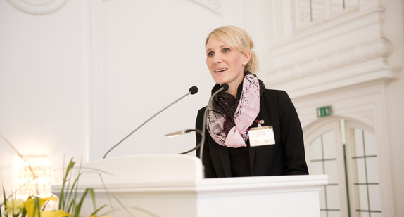 Christina Tillmann auf der Demokratiekonferenz 2015 in Stuttgart