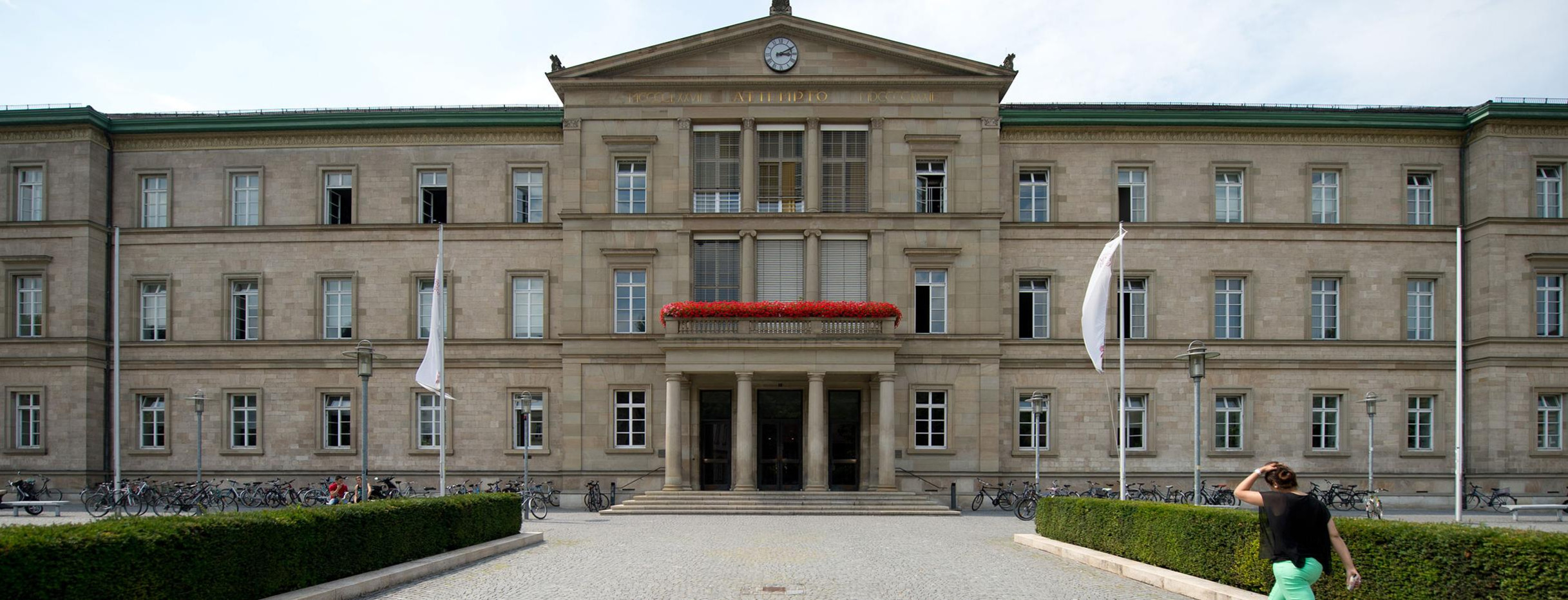 Neue Aula der Eberhard Karls Universität in Tübingen.