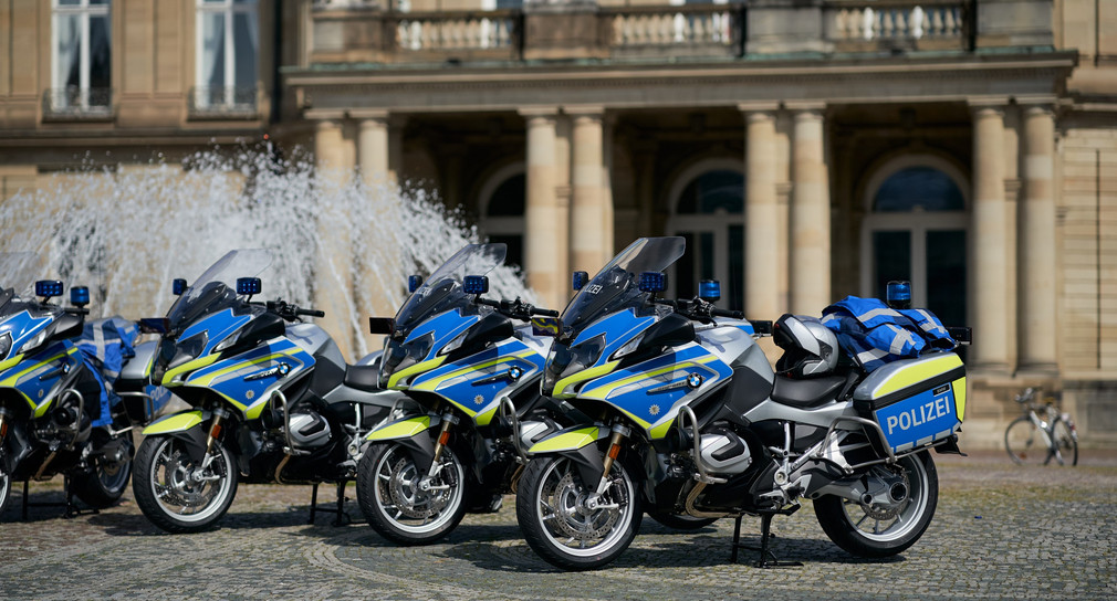 Neue Polizeimotorräder