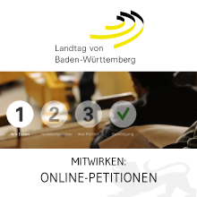Landtag von Baden-Württemberg - Petitionen