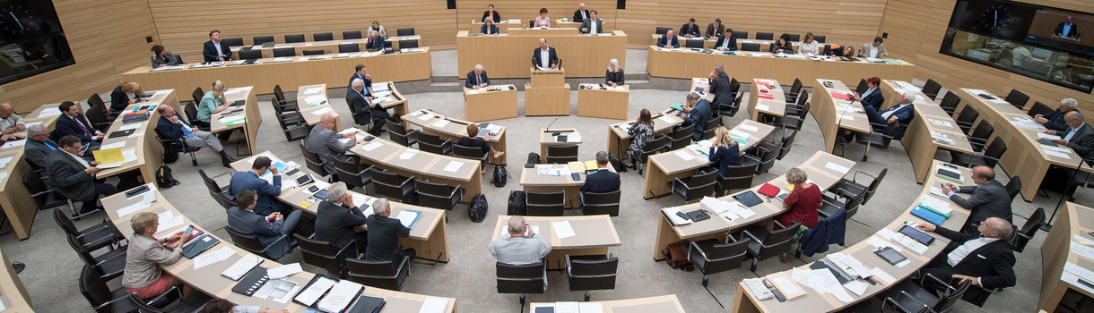 Stuttgart: Abgeordnete der Fraktionen sitzen im Landtag. (Foto: © dpa)