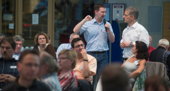 Diskussion beim Filderdialog.