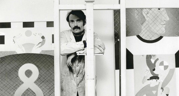 Firtz Genkinger in seinem Atelier