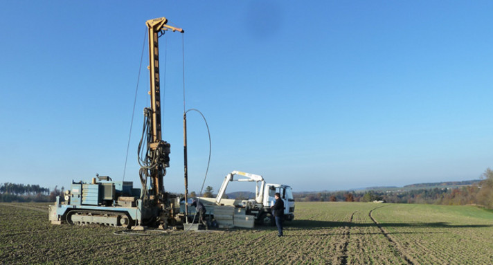 Geologische Untersuchungen (Quelle: Vermögen und Bau Baden-Württemberg, Amt Konstanz) 
