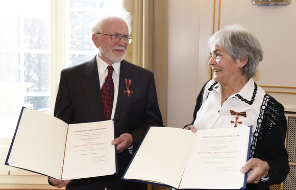 Albert Bäumer (l.) und Ilse Bäumer (r.)