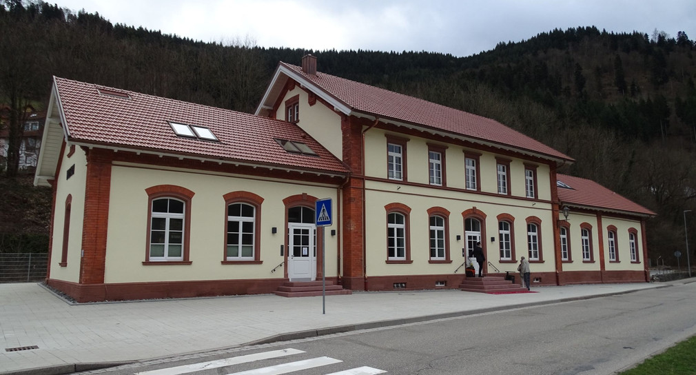 Der denkmalgeschützte Alte Bahnhof in Wolfach
