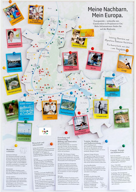 Screenshot des letzten Teils des Flyers zur Meine Nachbarn. Mein Europa. EU-F&ouml;rderungen f&uuml;r die Grenzregionen