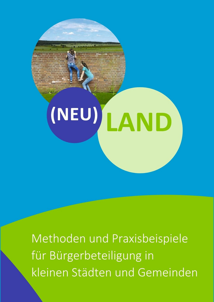 Screenshot des Deckbalattes des Methodenhandbuchs NeuLand