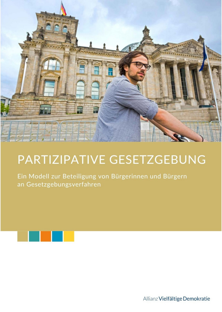 Screenshot des Deckblattes der Brosch&uuml;re: Partizipative Gesetzgebung