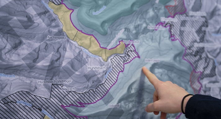 Karte des Nationalparkgebiets