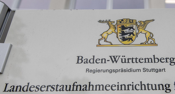 Landeserstaufnahmestelle für Flüchtlingen in Ellwangen