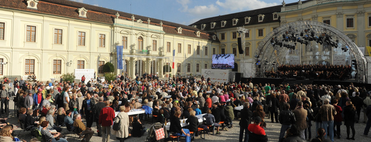 deutsch-französisches Bürgerfest, Festplatz (© Stadt Ludwigsburg)