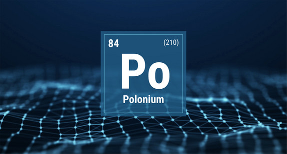 Chemisches Symbol für Polonium