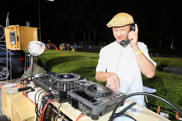 Fahrrad-DJ Frank Patitz
