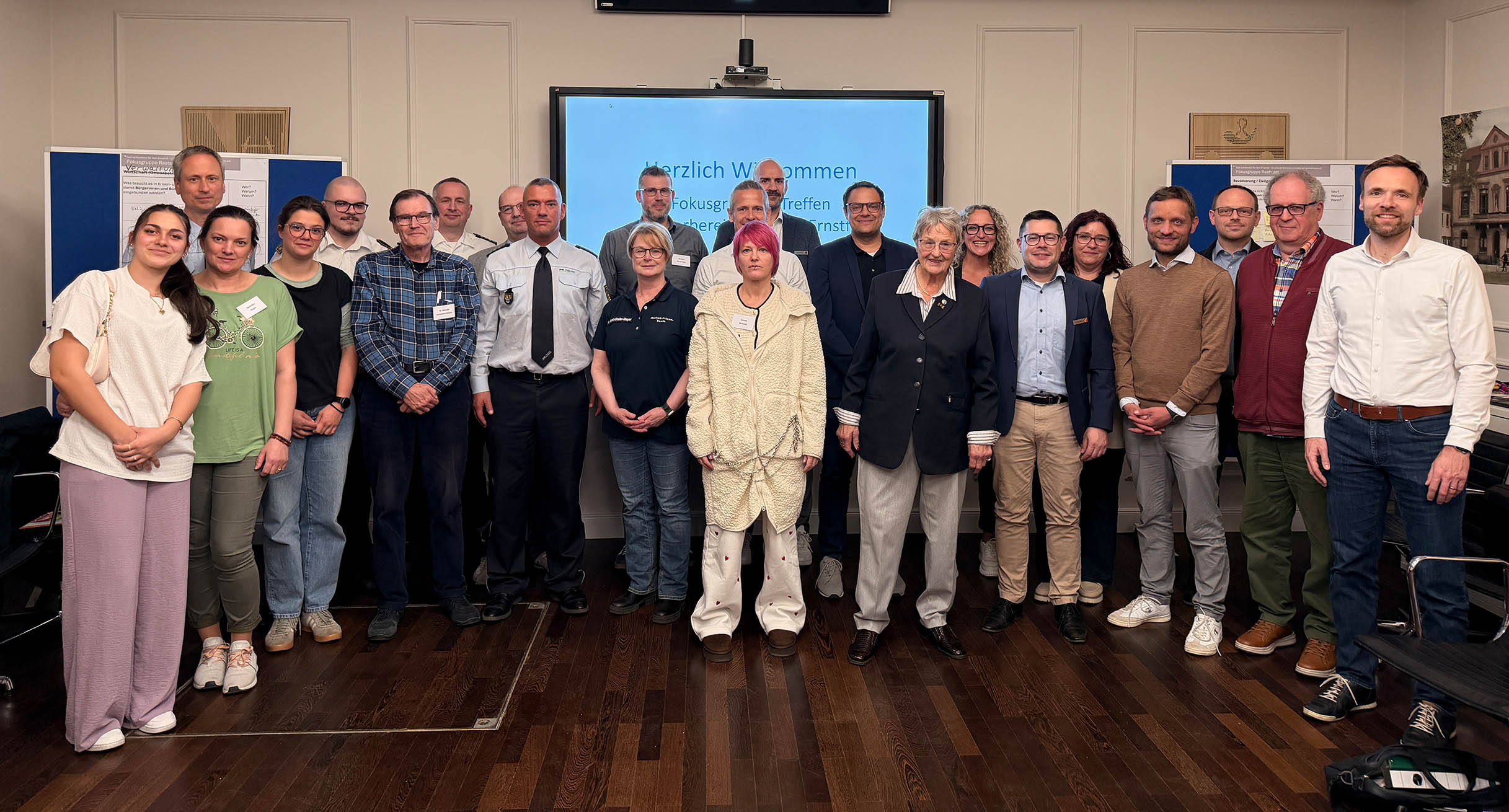 Mitglieder der Fokusgruppe Rastatt im Resilienzprojekt des Staatsministeriums Baden-W&uuml;rttemberg