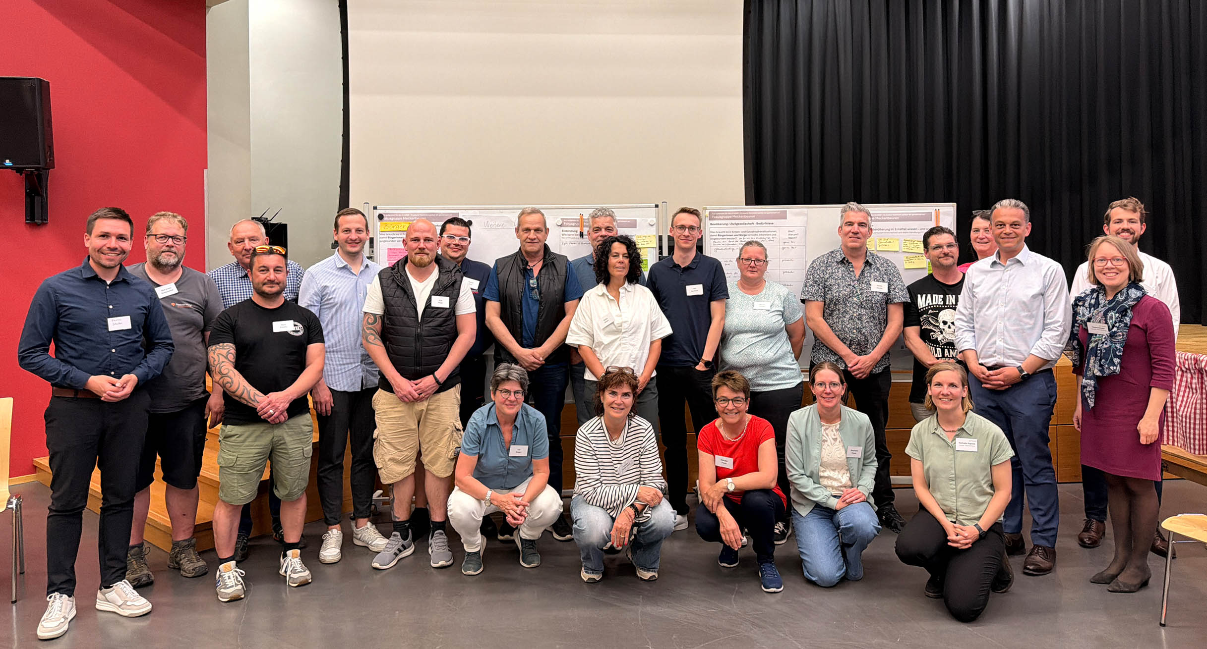 Mitglieder der Fokusgruppe Meckenbeuren im Resilienzprojekt des Staatsministeriums Baden-W&uuml;rttemberg